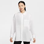 韓国 [NIKE] スポーツウェア ポプリン ルーズ長袖 (2color) NIKE公式】ナイキ スポーツウェア チル ポプリン ウィメンズ